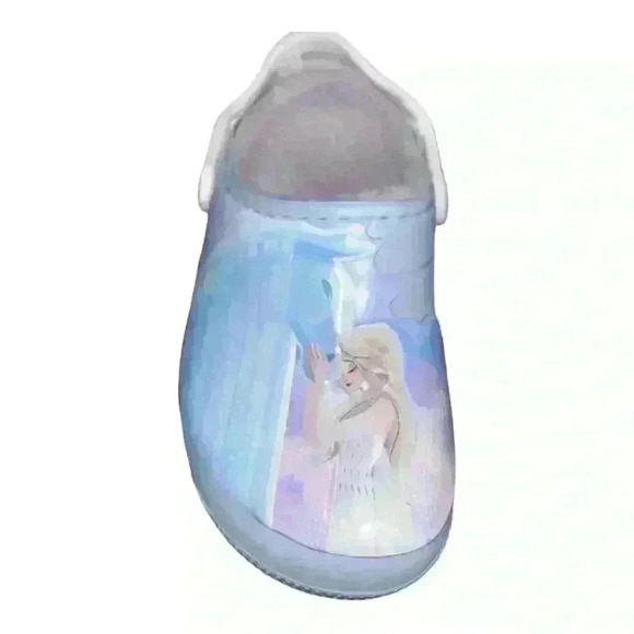 Crocs Fun Lab Little Kids Fur-Lined Disney Frozen II Clog - Size C12 - Picture 4 of 16